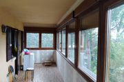 Cerramiento de PVC en imitación madera