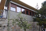 Cerramiento de PVC en imitación madera