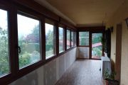 Cerramiento de PVC en imitación madera