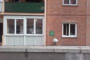 Cerramiento de terraza en PVC blanco