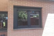 Ventanas de alta eficiencia de PVC en color Antracita