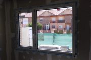 ventanas de alta eficiencia energética de PVC con triple vidrio