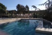 Barandilla perimetral de terraza y piscina