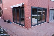 Cerramiento de terraza en correderas