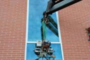 Acristalamiento de tiro de escalera con vidrio
