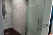 Mampara baño vidrio templado
