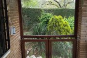 Cerramiento de PvC en imitacion madera