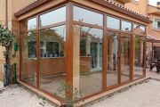 Cerramiento de terraza en PVC