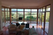 Cerramiento de PVC en imitación madera