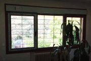 fijos de PVC en imitación madera