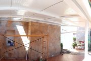 Construcción de pérgola-porche en hierro