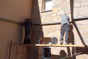 Construcción de pérgola-porche en hierro