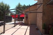 Construcción de pérgola-porche en hierro