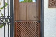 Puerta pvc bicolor imitacion madera