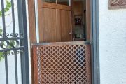 Puerta pvc bicolor imitacion madera