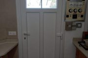 Puerta pvc bicolor imitacion madera
