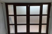 Puerta de sótano en PVC