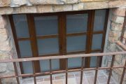 Puerta de sótano en PVC