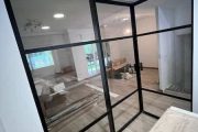 Mampara de aluminio minimalista de interior