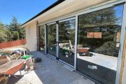 Ventanal de PVC color antracita