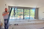 Ventanal de PVC color antracita